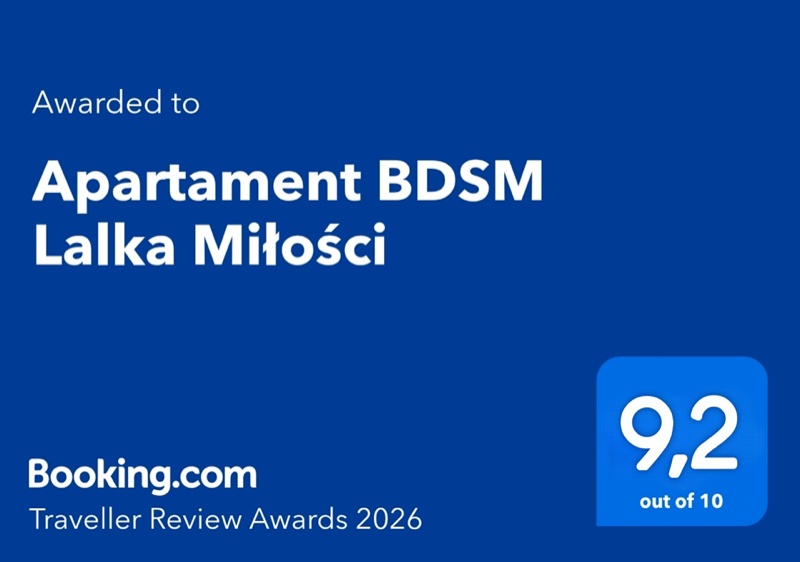 Booking.com 9,2/10 — Apartament BDSM Lalka Miłości